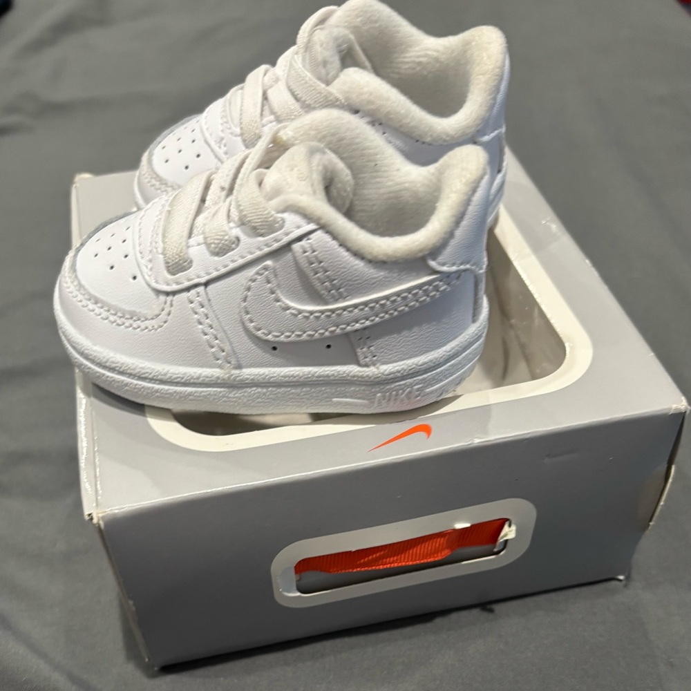Nike Kids All-White Sneakers